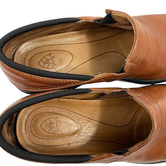 Ariat Clogs Women's 6B Leather Ariat Santa Cruz Style 93921 - Picture 7 of 13